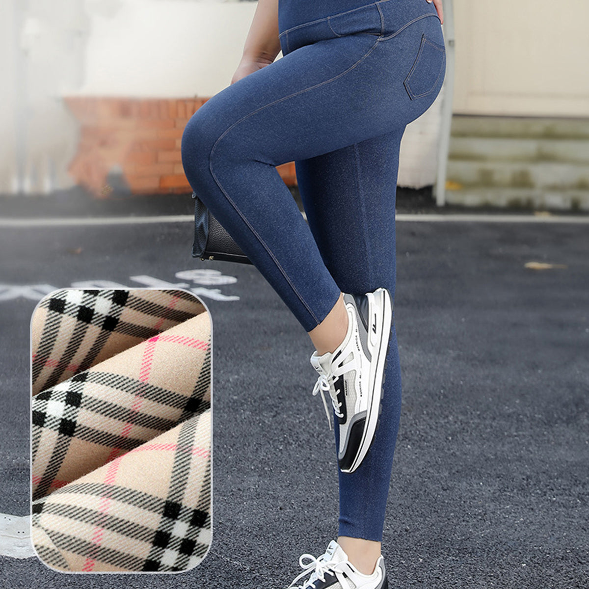 Plus Size High Rise Tummy Control Legging
