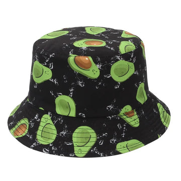 Avocado Cotton Bucket Hat Sun Hat