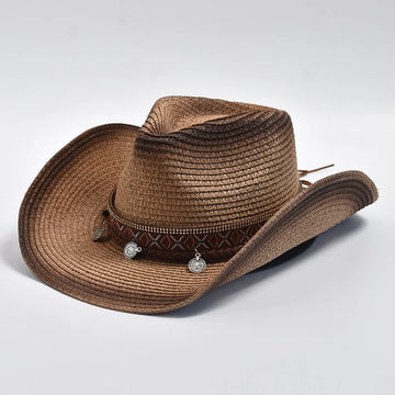 Straw Hat With Windproof Rope