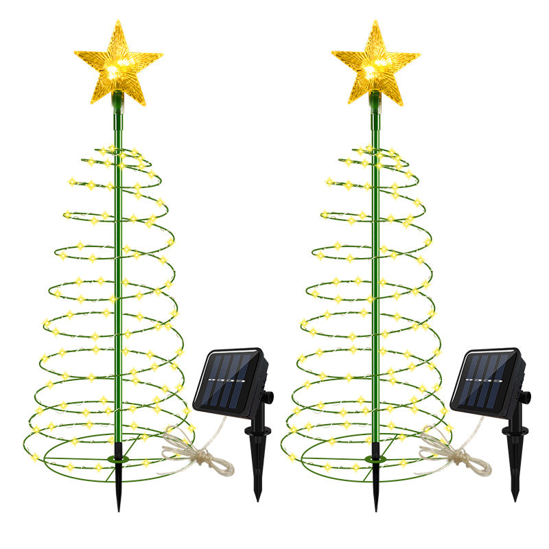 Solar Christmas Tree Lights Chicmatchy