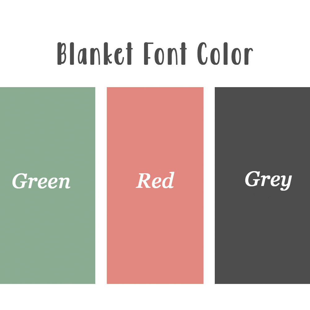 Personalized Name Pink Flower Blanket Chicmatchy