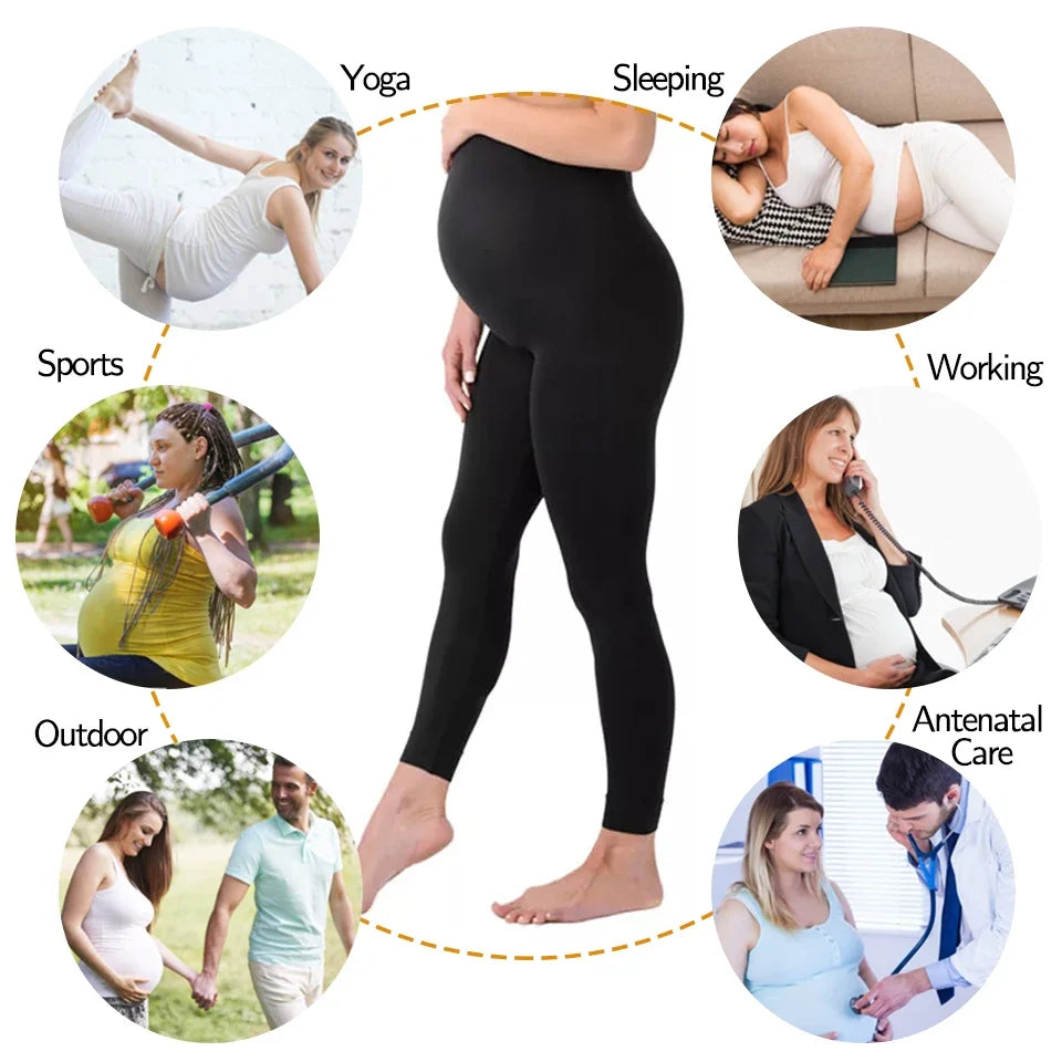 High Waist pregnancy Leggings Skinny Maternity clothes for pregnant