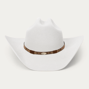 Drifter Felt Cowboy Hat - White
