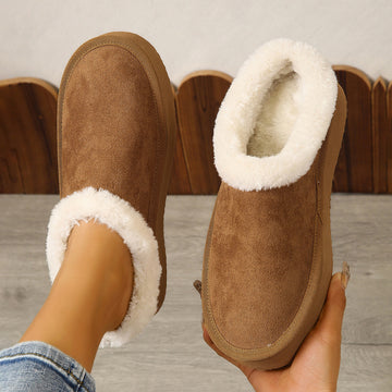 Women/Men Wool Lined Slippers