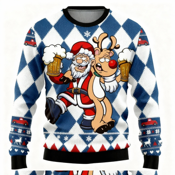 Ugly Christmas Sweater Party [2025] | Jolly Santa Claus Design Edition