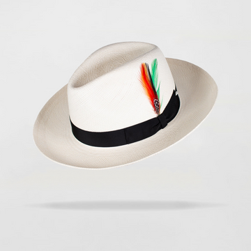 The Sophisticate Panama Straw Hat in White