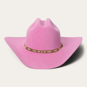 Bronco Felt Cowboy Hat-Hot Pink