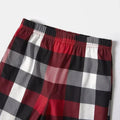 Christmas pajamas, Family Look Pajamas,alphabet prints and cartoon prints, patchwork tops and plaid pants - slickdapper