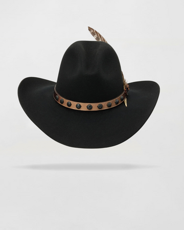 Broken Bow Felt Cowboy Hat in Black