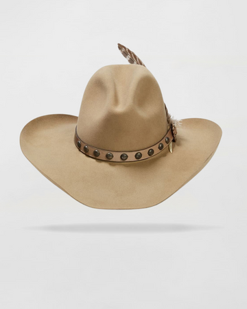 Broken Bow Felt Cowboy Hat in Tan