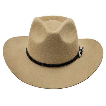 Khaki Cowboy – Minimalist Leather Accent