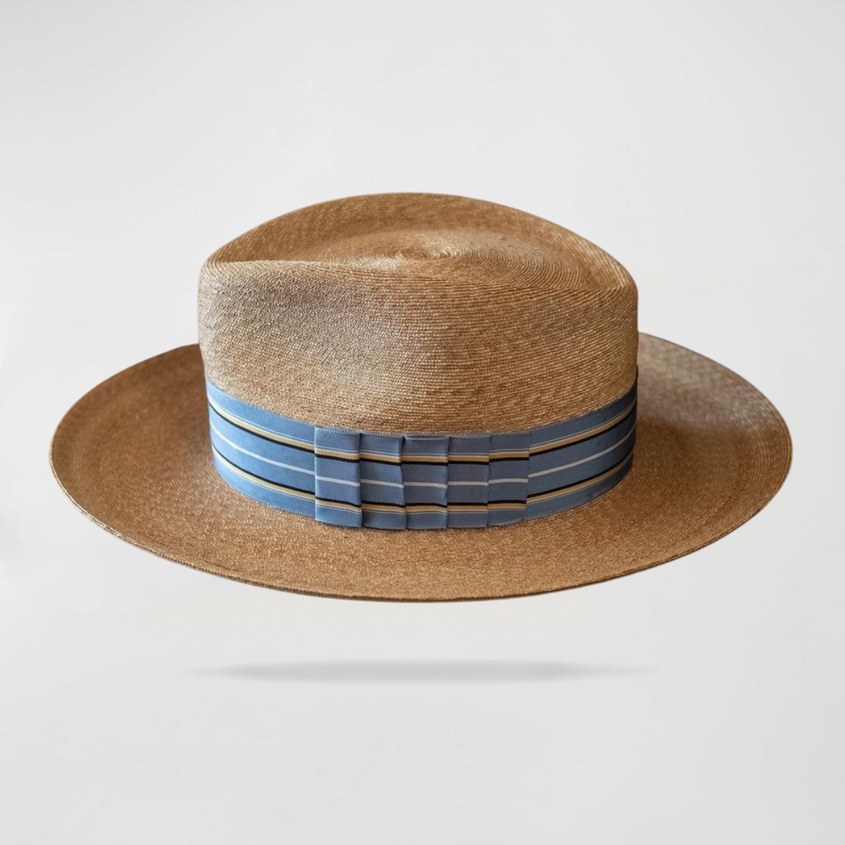 Regal Edge Straw Fedora Hat