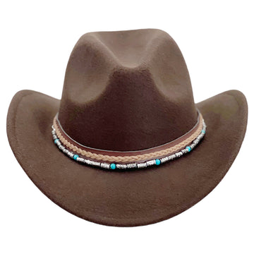 Brown Bead – Woven Band