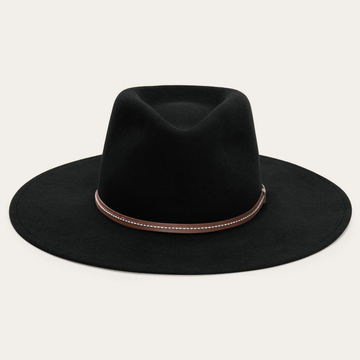 Unisex Vintage Flat Brim Fedora