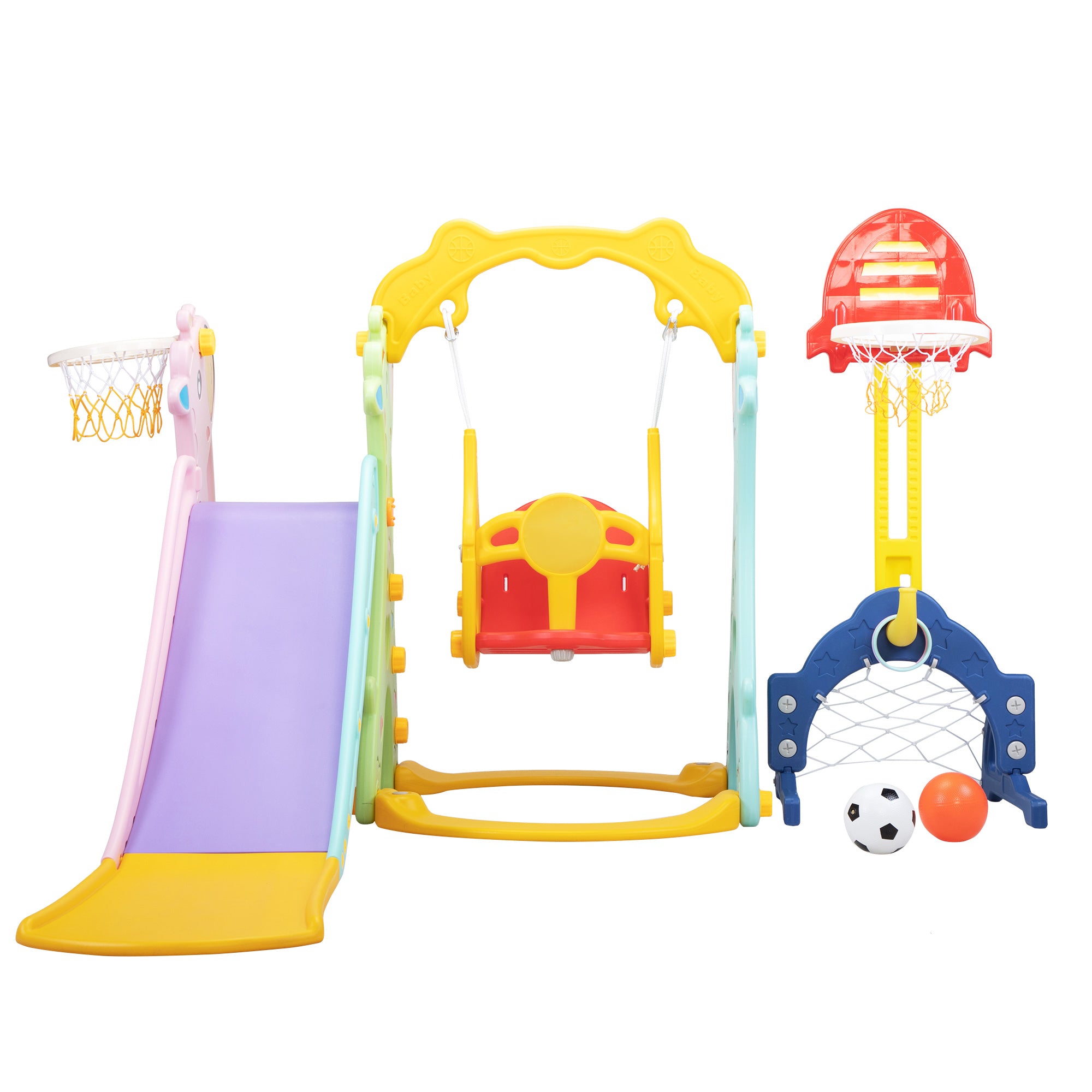 5 in 1 Slide and Swing Playing Set