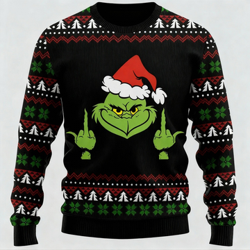 Quirky, Cozy & Festive: The Wacky Cartoon Print Christmas Jumper