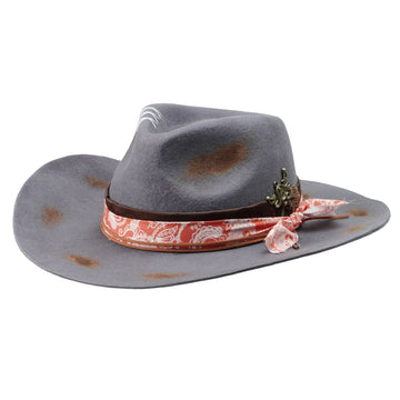 Bold Felt Hat – Classic Felt, Eclectic Vintage Pin