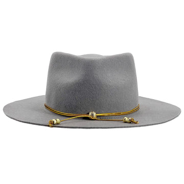 Soft Gray Felt – Minimal Metal Accent