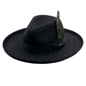 Artisan Black Felt Western Hat