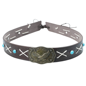 EAGLE METAL LEATHER HAT BAND