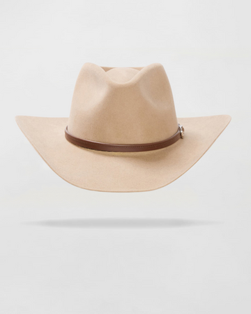 Cowboy Classic Line Felt Cowboy Hat in Silver Sand