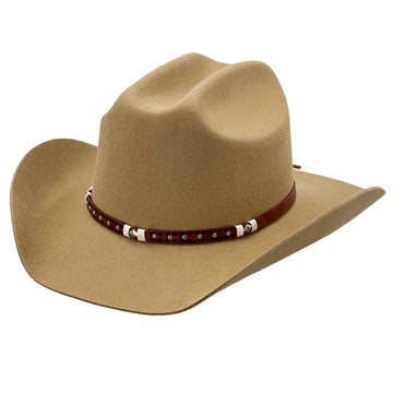 Ochre Cowboy – Patterned Leather Band