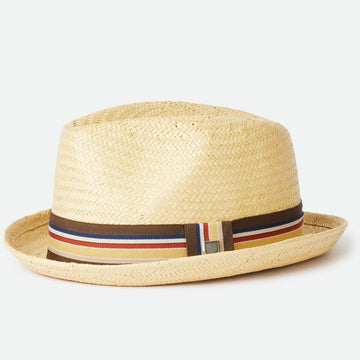 Old-World Straw Fedora - Tan
