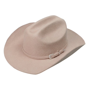 Elegant Felt Hat – Coordinated Off-White Band and Brim