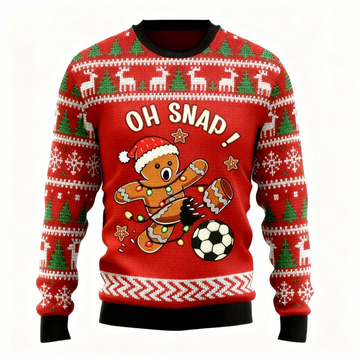 Christmas Pattern Print Sweater - Ugly & Cozy Unisex Pullover