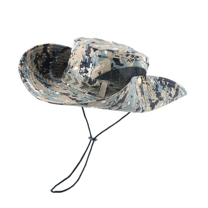 Men and Women Camouflage Large Brim Boonie Hat