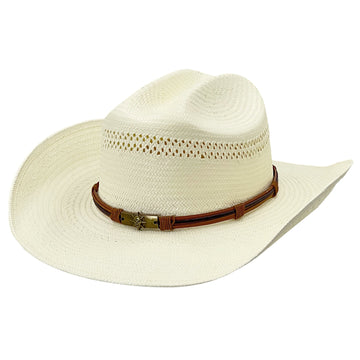 Summer Straw Hat – Minimalist Metal Clasp Detail
