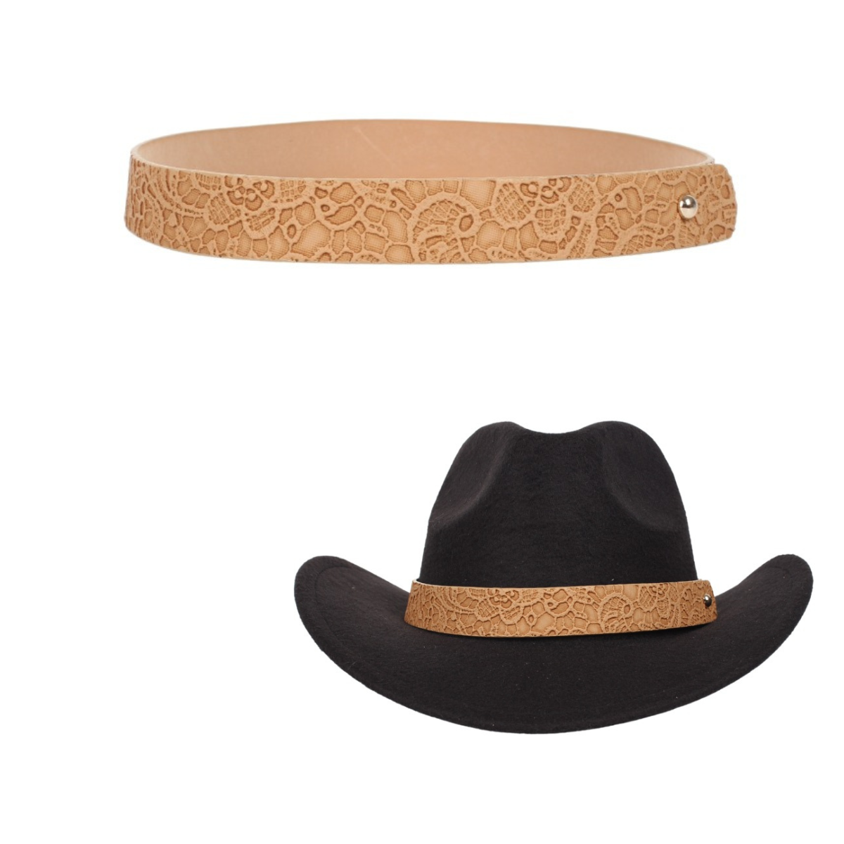 Chic Essence Leather Hat Bands