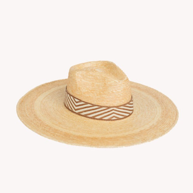 Western Wide Brim Palm Leaf Straw Hat