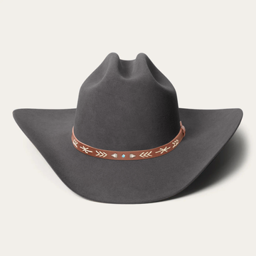 Bronco Felt Cowboy Hat-Dark Gray