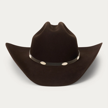 Sun Barrier Felt Cowboy Hat - Chocolate
