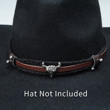 BULL METAL LEATHER HAT BAND