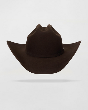 Wild West Collection Felt Outdoor Cowboy Hat in Chocolate