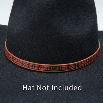 PRINTED LEATHER HAT BAND