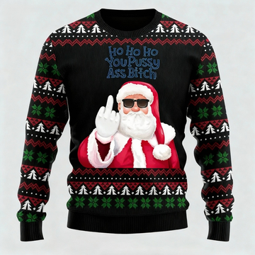 Quirky, Cozy & Festive: The Playful Santa Print Christmas Jumper