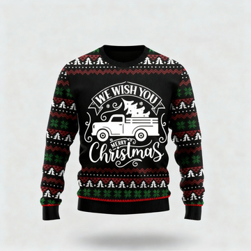 Quirky, Cozy & Festive: The Gift Car Pattern Print Christmas Jumper