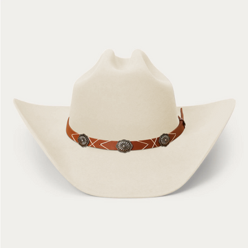 Rustic Felt Cowboy Hat - Cream