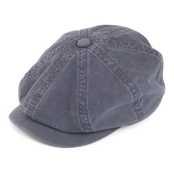 Hatteras Organic Cotton Bakerboy - Newsboy Cap 'Blue'