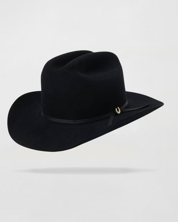 Wild West Collection Felt Outdoor Cowboy Hat in Black