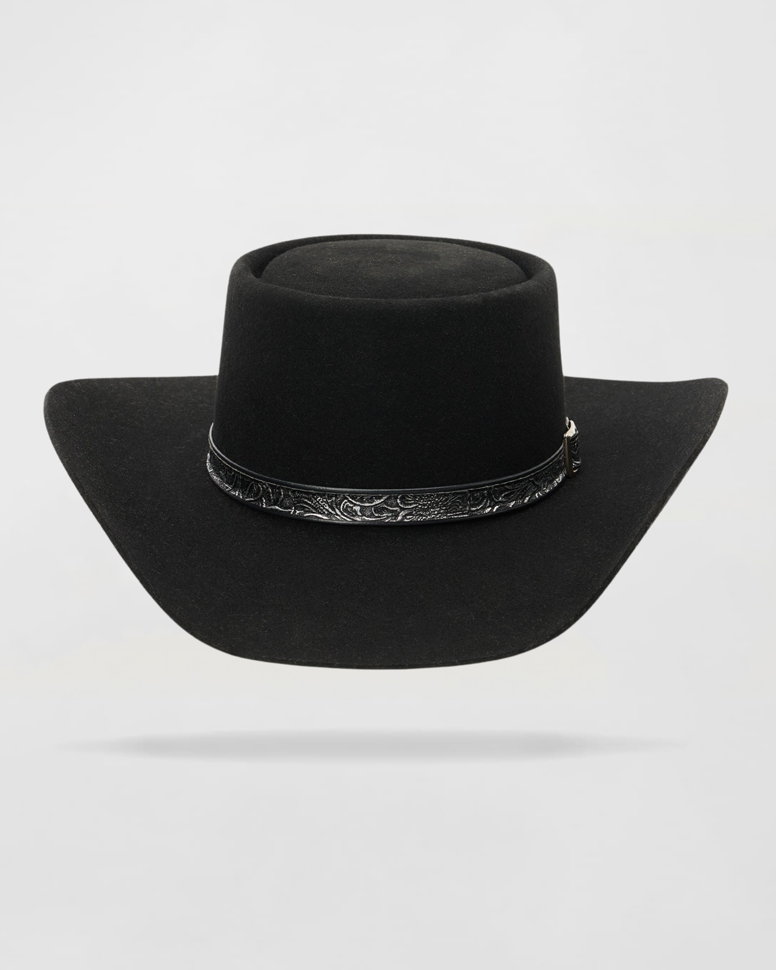 Frontier Spirit Series Felt Outdoor Cowboy Hat in Black