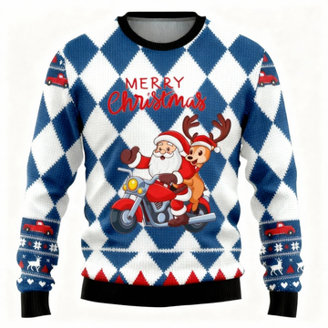 Ugly Christmas Sweater Party [2025] | Santa Claus & Reindeer Design Edition