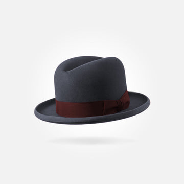 Retro Revival Homburg Hat