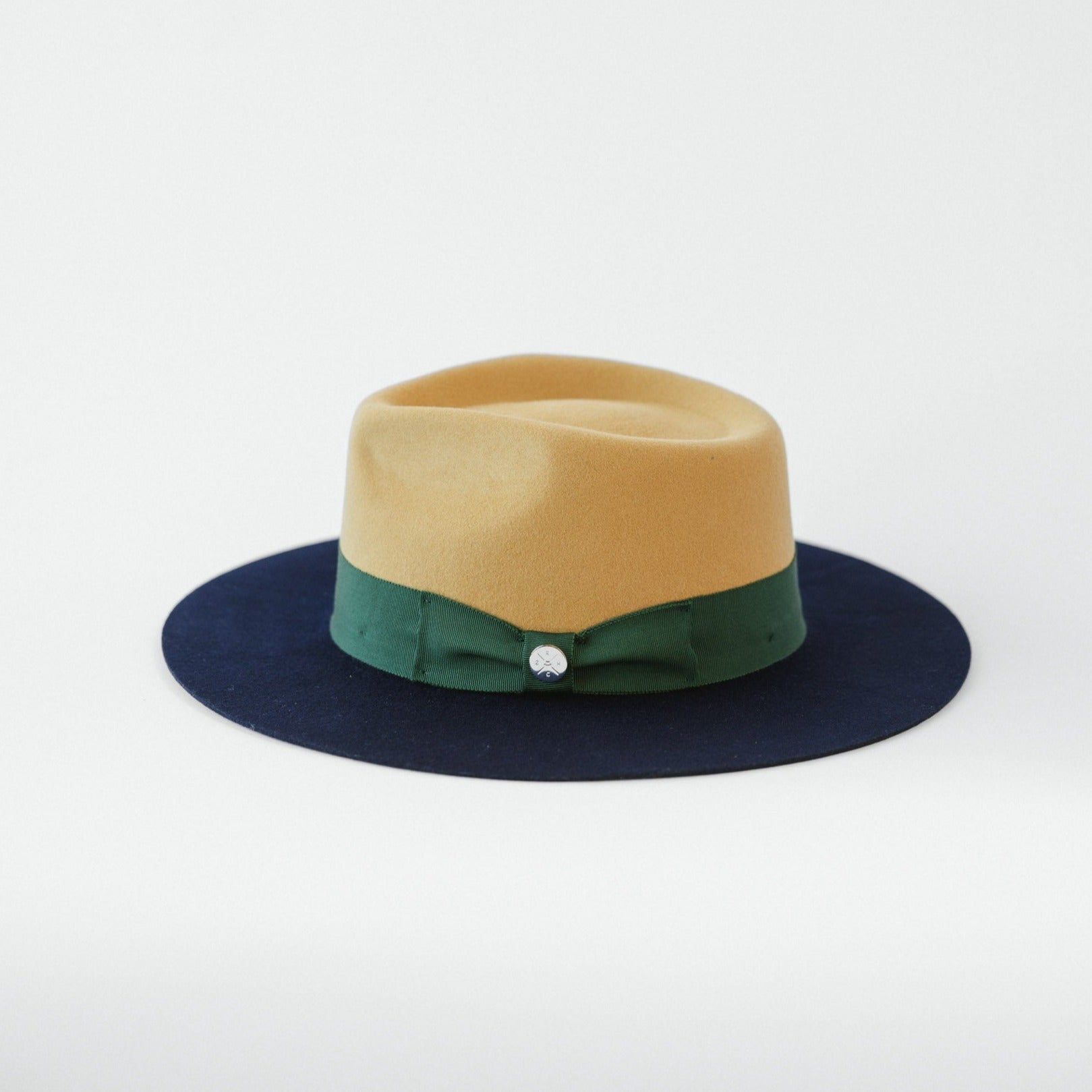 Old-World Cascade Crest Felt Fedora