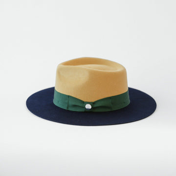 Old-World Cascade Crest Felt Fedora