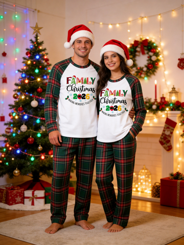 Making Memories Together 2026 Couple Christmas Matching Holiday Sleepwear