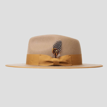 Timeless Felt Fedora Hat - Mocha